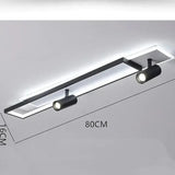 Deckenstrahler rund LED Lang Rechteckig für Garderobe - Lampe Markt