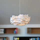 Moderne Pendelleuchte aus Edelstahl für Esszimmer