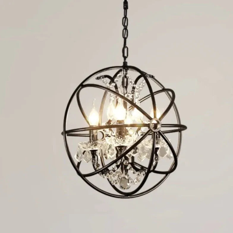 Esszimmer Pendelleuchte höhenverstellbar im Vintage Vogelkäfig Design - Lampe Markt