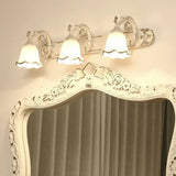 wandleuchte badezimmer vintage romantische retro blumenoptik - Lampe Markt