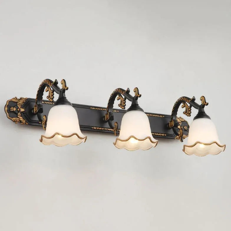 wandleuchte badezimmer vintage romantische retro blumenoptik - Lampe Markt