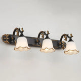 wandleuchte badezimmer vintage romantische retro blumenoptik - Lampe Markt