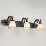 wandleuchte badezimmer vintage romantische retro blumenoptik - Lampe Markt