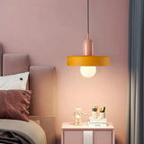 Gelbe Pendelleuchte im skandinavischen minimalistischen Glasdesign - Lampe Markt
