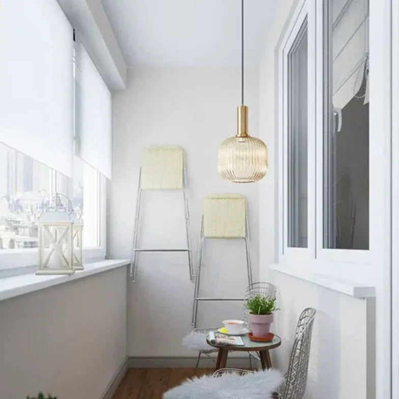 Glas Pendelleuchte grün modern minimalistisch Design - Lampe Markt