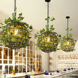 Hängelampe Esstisch Landhausstil mit Eisenkunst und Blumendekor - Lampe Markt