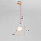 hängelampe holz rund moderne nordische Einrichtung - Lampe Markt