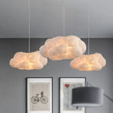 hängelampe schlWolken Pendelleuchte fürs Kinderzimmer in Weißafzimmer weiß nordisch wolkenförmig modern - Lampe Markt