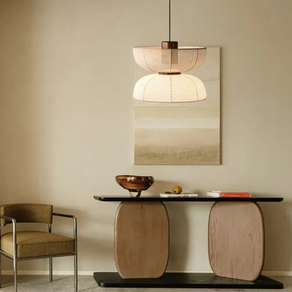 Hängeleuchten Rattan im japanischen kreativen Teeraum - Lampe Markt