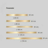 LED-Wandleuchte in 60, 80, 100, 120 und 150 cm