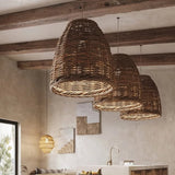 Laterne Pendelleuchte im Landhausstil Bambus Retro - Lampe Markt