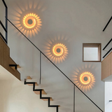 Moderne LED Wandleuchte aus Aluminium mit Lichteffekt für Flur, RGB