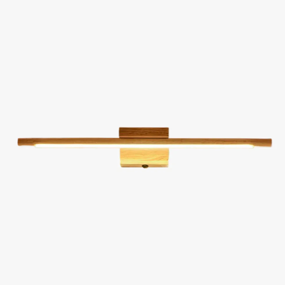 LED Wandleuchten Badezimmer im simplen Stil aus Holz - Lampe Markt