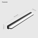 Moderne LED Wandleuchten innen im schlichten Langstreifen Design - Lampe Markt