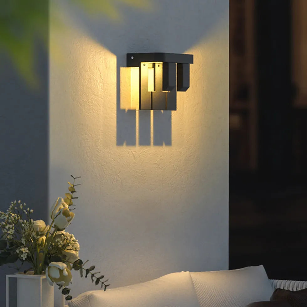 Design Wandleuchten aussen modernes und elegantes Licht - Lampe Markt