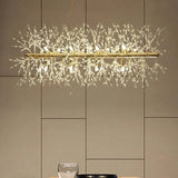 Moderner Kronleuchter Design nordisch minimalistischer goldener Kristall - Lampe Markt