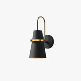 Wandleuchte schwarzer Schirm modernes Design elegante Akzente - Lampe Markt