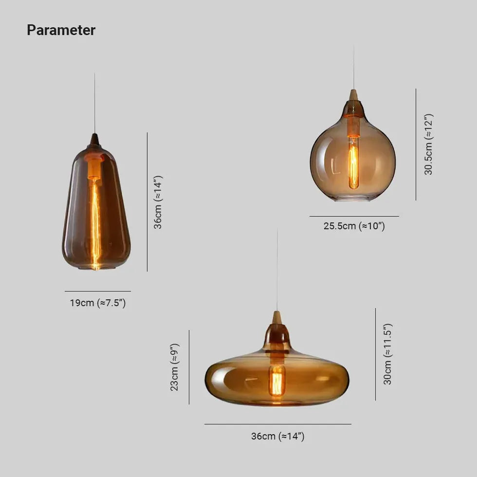 braune pendelleuchte im modernen skandinavischen stil - Lampe Markt
