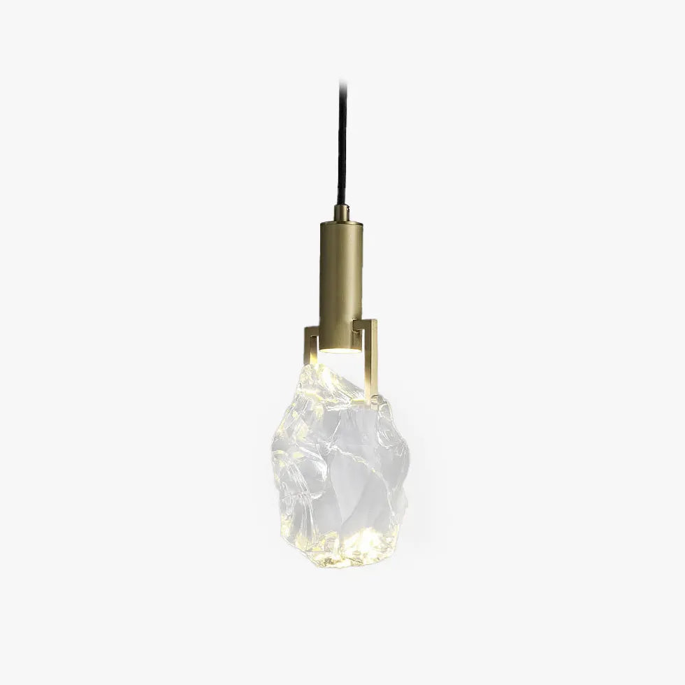 Pendelleuchte Glaskugel einzeln Vollkupfer Kristall Luxus - Lampe Markt