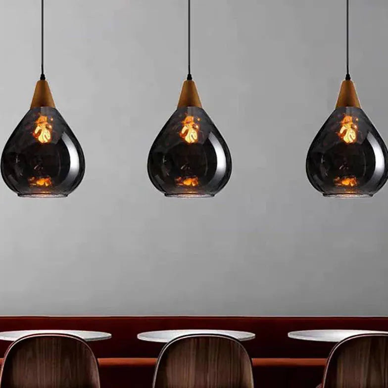 Pendelleuchte Vintage Glas im skandinavischen minimalistischen Design - Lampe Markt