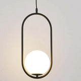 Pendelleuchte Weiß Rund im nordischen modernen Design - Lampe Markt