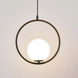 Pendelleuchte Weiß Rund im nordischen modernen Design - Lampe Markt