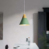 Pendelleuchte einzeln höhenverstellbar nordisch modern Holz - Lampe Markt