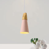 Pendelleuchte einzeln höhenverstellbar nordisch modern Holz - Lampe Markt