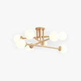 Rustikale Hängelampe Holz nordisch schlichtes Design - Lampe Markt