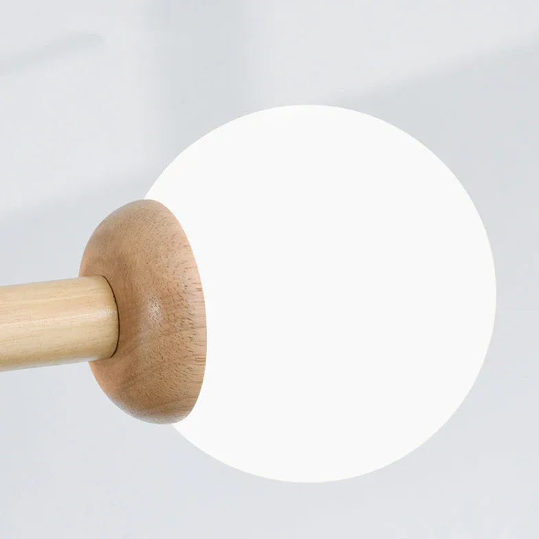 Rustikale Hängelampe Holz nordisch schlichtes Design - Lampe Markt