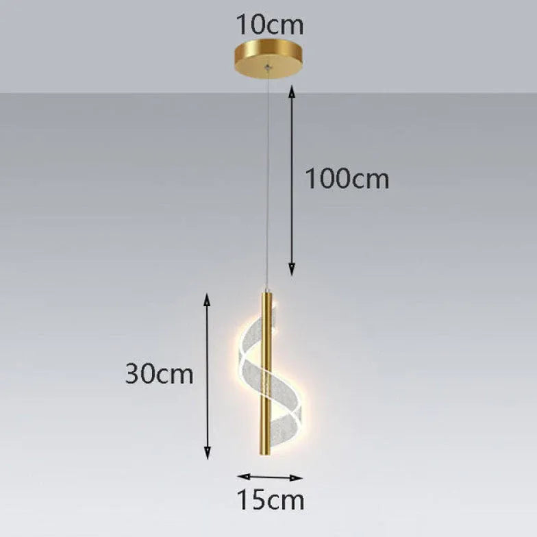 Hängeleuchte klein nordisch leicht Luxus minimalistisch - Lampe Markt