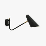 schwenkbare wandleuchte mit gelenkarm schwarz modernes Design - Lampe Markt