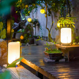 Stehlampe Outdoor Weiss schlichte wiederaufladbare Beleuchtung - Lampe Markt