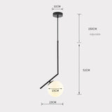 Pendelleuchte Weiß Rund im nordischen modernen Design - Lampe Markt