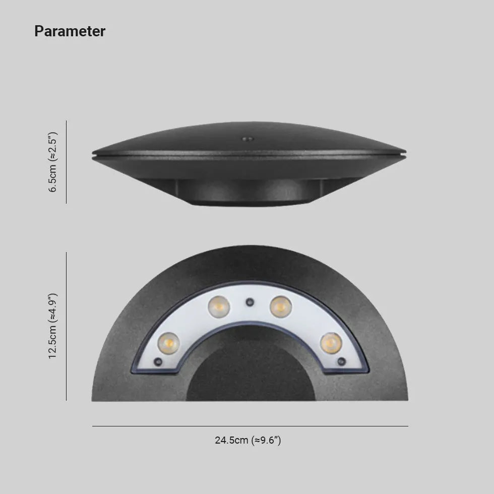 wandleuchte außen schwarz Modernes wasserdichtes Gartenlicht - Lampe Markt