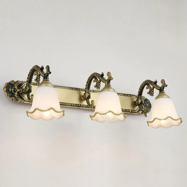 wandleuchte badezimmer vintage romantische retro blumenoptik - Lampe Markt