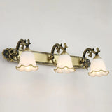 wandleuchte badezimmer vintage romantische retro blumenoptik - Lampe Markt