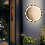 Wandleuchte Design Rund für den Gartenbeleuchtung - Lampe Markt