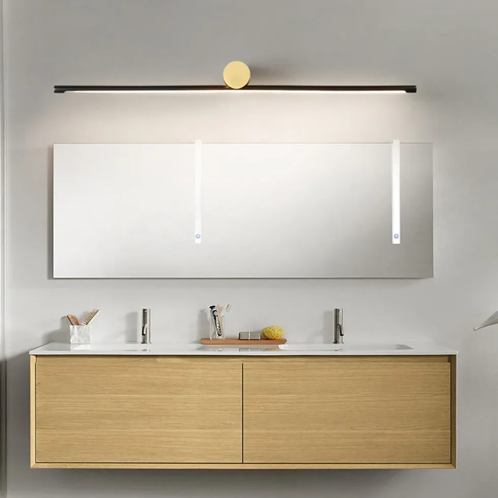 Wandleuchte innen schwarz gold im modernen einfachen Design - Lampe Markt