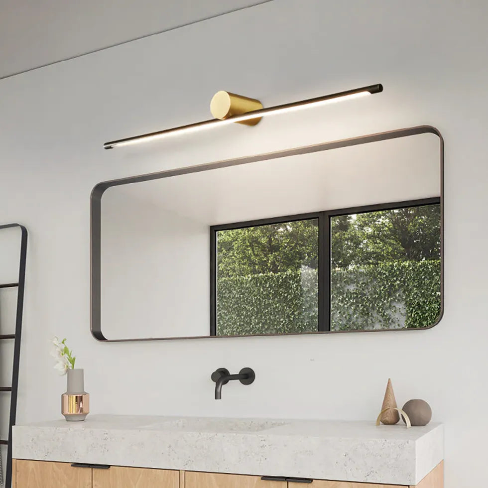 Wandleuchte innen schwarz gold im modernen einfachen Design - Lampe Markt