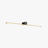 Wandleuchte innen schwarz gold im modernen einfachen Design - Lampe Markt