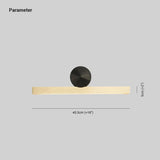wandleuchten schwarz gold Moderne geometrische Akzente - Lampe Markt