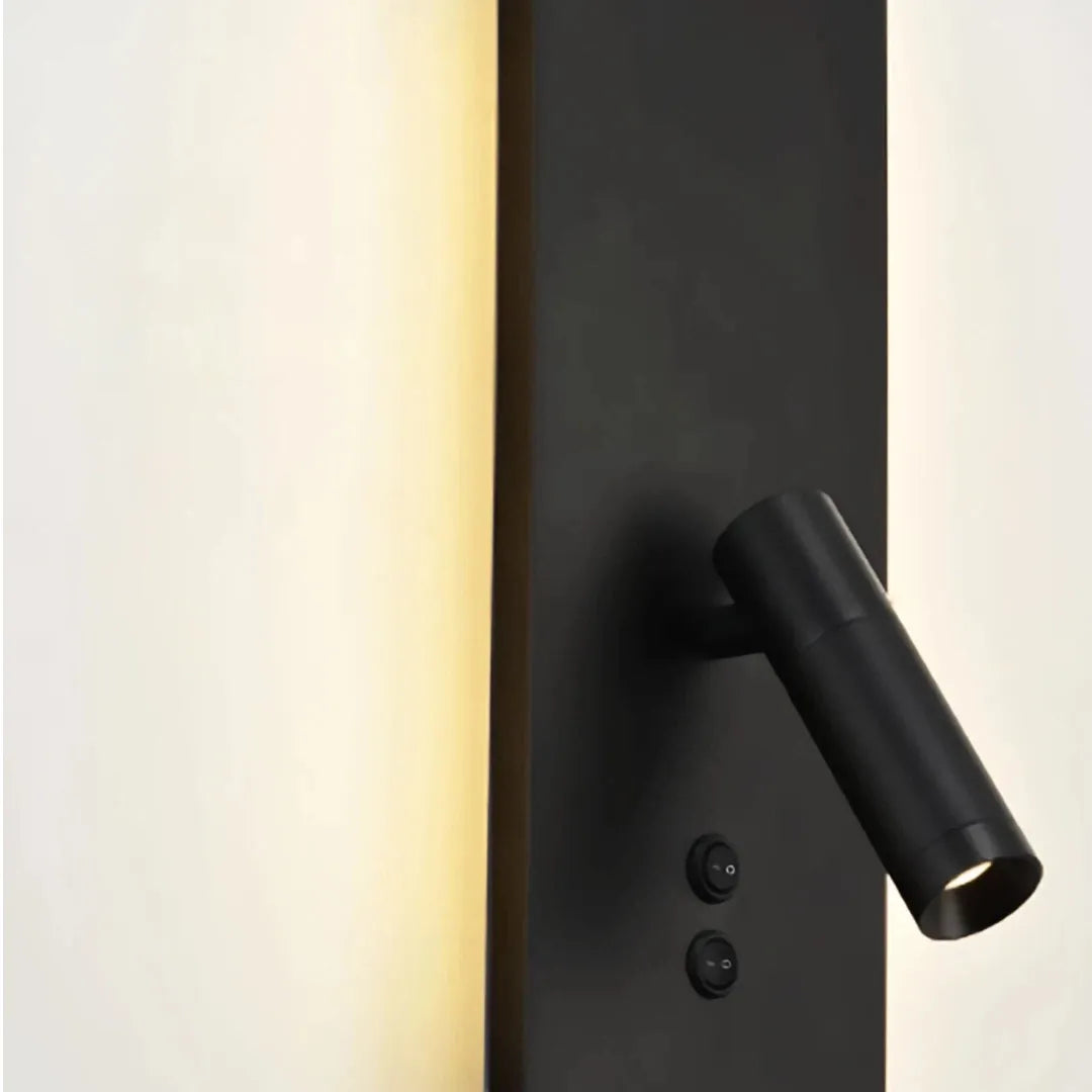 Indirektes Hintergrundlicht der flachen Wandleuchte