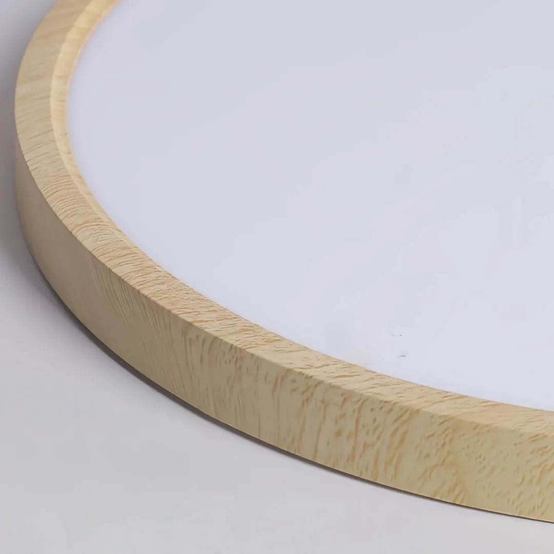 Flache runde Deckenleuchte für Räume mit niedriger Decke