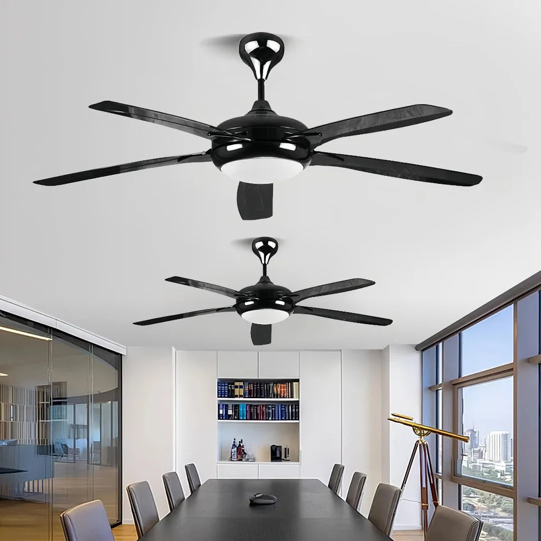 5-flügeliger Deckenventilator mit Licht und Fernbedienung
