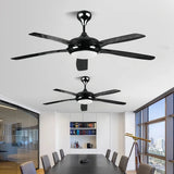 5-flügeliger Deckenventilator mit Licht und Fernbedienung