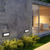 Schwarze LED-Wandeinbauleuchte, Design A