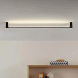 LED Deckenlampe schwarz lang, minimalistisches Design