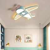 LED Kinderzimmer-Deckenleuchte im Flugzeugdesign