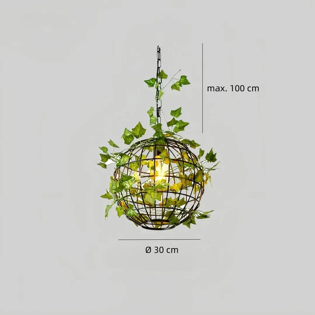 Maße der Pendelleuchte: Ø 30 cm, Abhängung bis 100 cm